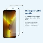 Accessoire ajusté au modèle exact – Verres Trempes X2 Pour iPhone 13 Pro Max