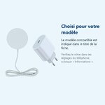 Accessoire ajusté au modèle exact – Pack Adaptateur Secteur 20W + Chargeur rapide a induction 15W pour Samsung Galaxy S23 /S2
