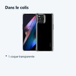 Contenu du colis – Coque Silicone Transparente Angles Renforces Pour Oppo Find X3 Pro