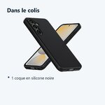 Contenu du colis – Coque Pour Samsung Galaxy S24 FE Silicone Noir
