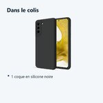 Contenu du colis – Coque Silicone Noir Pour Samsung Galaxy S22 5G