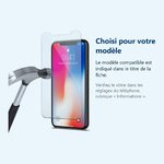 Accessoire ajusté au modèle exact – Protection écran pour iPhone X / iPhone 10, Verre Trempé Ultra Clair et Résistant Film Pr