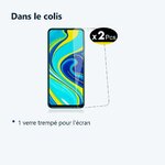 Contenu du colis – Verres Trempe Haute Resistance Pour Xiaomi Redmi Note 9S / 9 Pro / 9 Pro Max Pack X2 Protection Ecran