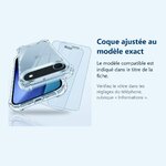 Accessoire ajusté au modèle exact – Coque Pour iPhone 17 Air Silicone Transparente Angles Renforces + 2 Verres Trempes