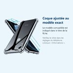 Accessoire ajusté au modèle exact – Coque Silicone Angles Renforces + 2 Vitres Protection Ecran Pour Apple iPhone Xr