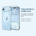 Accessoire ajusté au modèle exact – Coque Silicone Transparente Compatible Magsafe + Verre Trempe Pour iPhone 17 Air