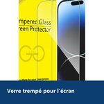Vue de détail – X2 Verres Trempes Pour iPhone 14 Pro Max