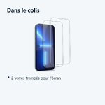 Contenu du colis – Verres Trempes X2 Pour iPhone 13 Mini
