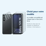 Accessoire ajusté au modèle exact – Verres Trempes et Protections Camera Arriere Transparent X3 Pour Samsung Galaxy S24 FE