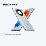 Contenu du colis – Coque Silicone Transparente Angles Renforces Pour Honor Magic 5 Lite 5G