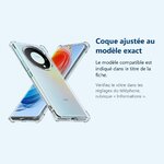 Accessoire ajusté au modèle exact – Coque Silicone Transparente Angles Renforces Pour Honor Magic 5 Lite 5G