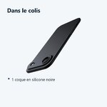 Contenu du colis – Coque Pour iPhone 17 Air Silicone Noir