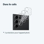 Contenu du colis – Verres Protection Camera Arriere Transparent X3 Pour Samsung Galaxy S22 Ultra