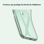 Contour qui protège les bords – Coque Silicone pour iPhone 11 Etui de Protection Transparent Antichoc