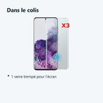 Contenu du colis – Verres Trempe Haute Resistance Pour Samsung S20Plus Pack X3 Protection Ecran