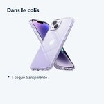 Contenu du colis – Coque Silicone Transparente Pour Apple iPhone 14 Plus
