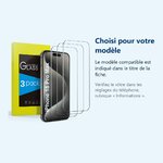 Accessoire ajusté au modèle exact – Verres Trempes X3 Pour iPhone 15 Pro Max
