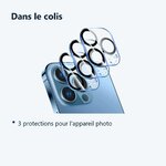 Contenu du colis – Verres Protection Camera Arriere X3 Pour iPhone 13 Pro Max
