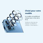 Accessoire ajusté au modèle exact – Verres Protection Camera Arriere X3 Pour iPhone 13 Pro Max