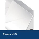 Vue de détail – Chargeur Rapide 45W USB-C pour Samsung / Xiaomi / Oppo / Sony