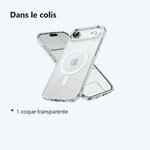 Contenu du colis – Coque Silicone Transparente Compatible Magsafe Pour iPhone 17 Air
