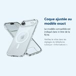 Accessoire ajusté au modèle exact – Coque Silicone Transparente Compatible Magsafe Pour iPhone 17 Air
