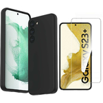 coque-noir-silicone-verre-trempe-samsung-s23-plus-little-boutik
