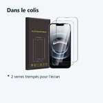 Contenu du colis – Verres Trempes X2 Pour iPhone 16e