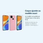 Accessoire ajusté au modèle exact – Coque Silicone Couleur Rose + Verre Trempe Pour Xiaomi Redmi 9C / 9C NFC