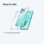 Contenu du colis – Coque Silicone Transparente Angles Renforces Pour Honor 400 Lite