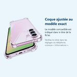 Accessoire ajusté au modèle exact – Coque Pour Samsung Galaxy A56 5G Silicone Transparente Angles Renforces
