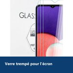 Vue de détail – Verres Trempes X3 Pour Samsung A22 4G
