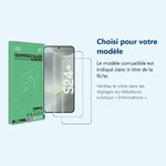 Accessoire ajusté au modèle exact – Verres Trempes X2 Pour Samsung Galaxy S24 Plus