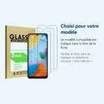 Accessoire ajusté au modèle exact – 3x Films Verres Trempes Pour Xiaomi Redmi 10C