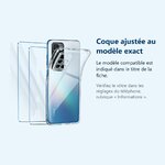 Accessoire ajusté au modèle exact – Coque Silicone Transparente + 2 Verres Trempes Pour Xiaomi Redmi 10