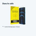 Contenu du colis – Verre Trempé pour iPhone 12 Pro Max (6,7 pouces) [Pack 2] Film Vitre Protection Ecran
