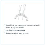 Expédition le jour même, livraison offerte, retours sous 30 jours – Cable de charge USB Type C vers USB Type C pour Samsung H