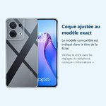 Accessoire ajusté au modèle exact – Coque Silicone Transparente Pour Oppo Reno 8 5G
