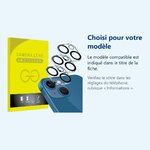 Accessoire ajusté au modèle exact – Verres Protection Camera Arriere X3 Pour iPhone 13