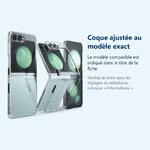 Accessoire ajusté au modèle exact – Coque Silicone Transparente Pour Samsung Z Flip 5 5G