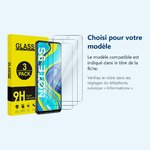 Accessoire ajusté au modèle exact – Verres Trempe Haute Resistance Pour Xiaomi Redmi Note 9S /9 Pro / 9 Pro Max Pack X3 Prote