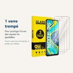 Verre trempé pour protéger lécran – Verres Trempe Haute Resistance Pour Xiaomi Redmi Note 9S /9 Pro / 9 Pro Max Pack X3 Prot