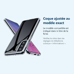 Accessoire ajusté au modèle exact – Coque Silicone Transparente Pour Samsung Galaxy S21 5G