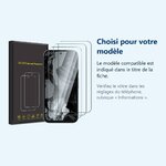 Accessoire ajusté au modèle exact – Verres Trempes X3 Pour Google Pixel 8a