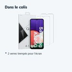 Contenu du colis – Verres Trempes X2 Pour Samsung A22 5G