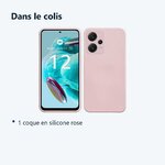 Contenu du colis – Coque Silicone Rose Pour Xiaomi Redmi Note 12 5G
