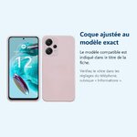 Accessoire ajusté au modèle exact – Coque Silicone Rose Pour Xiaomi Redmi Note 12 5G