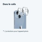 Contenu du colis – Verres Protection Camera Arriere X2 Pour iPhone 14 Plus