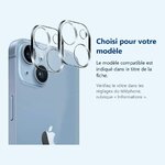 Accessoire ajusté au modèle exact – Verres Protection Camera Arriere X2 Pour iPhone 14 Plus