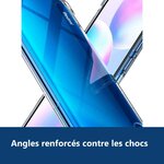 Vue de détail – Coque Silicone Transparente Angles Renforces Pour Xiaomi Redmi 9A